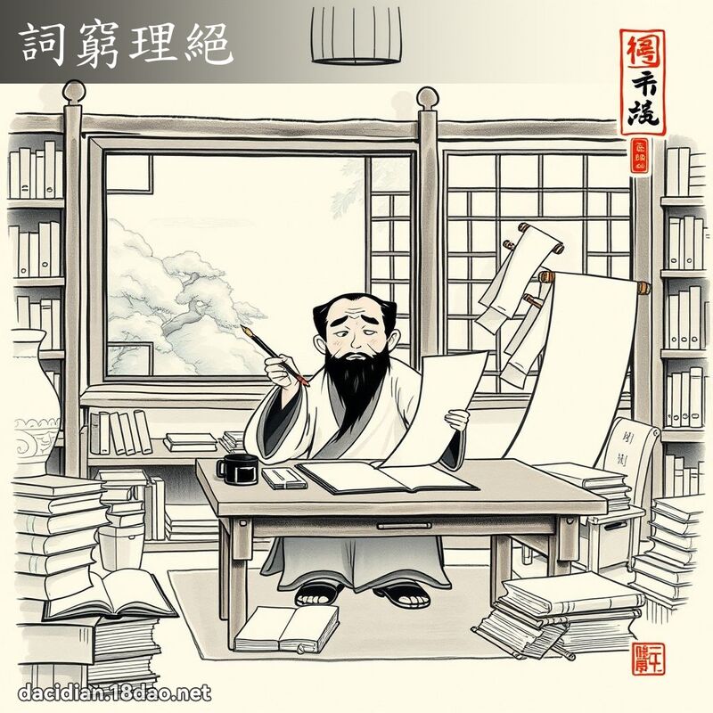 词穷理绝 配图