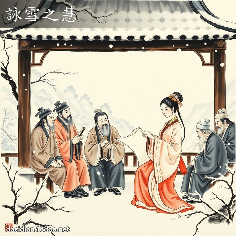 咏雪之慧 配图