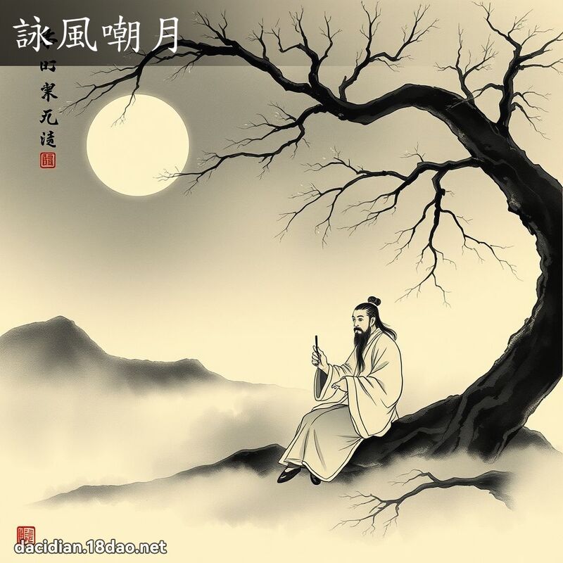 咏风嘲月 配图