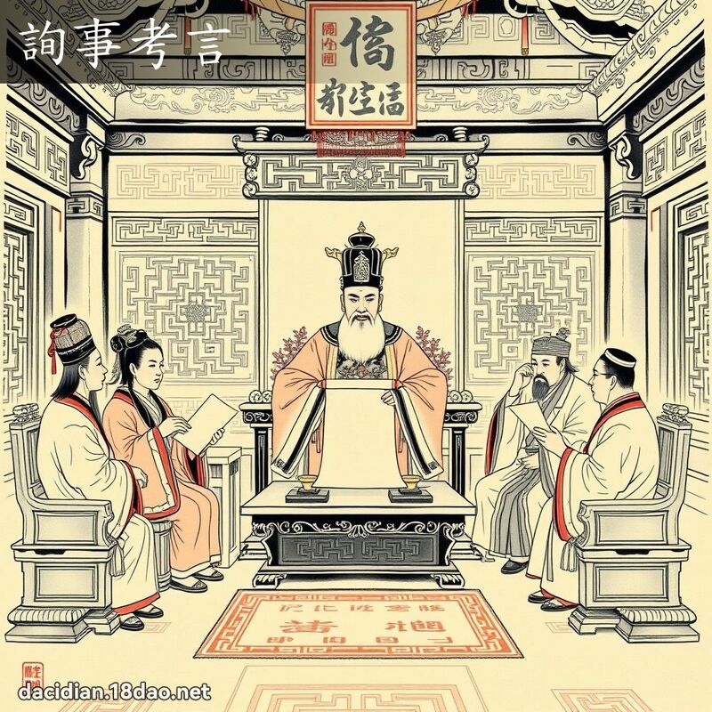 询事考言 配图
