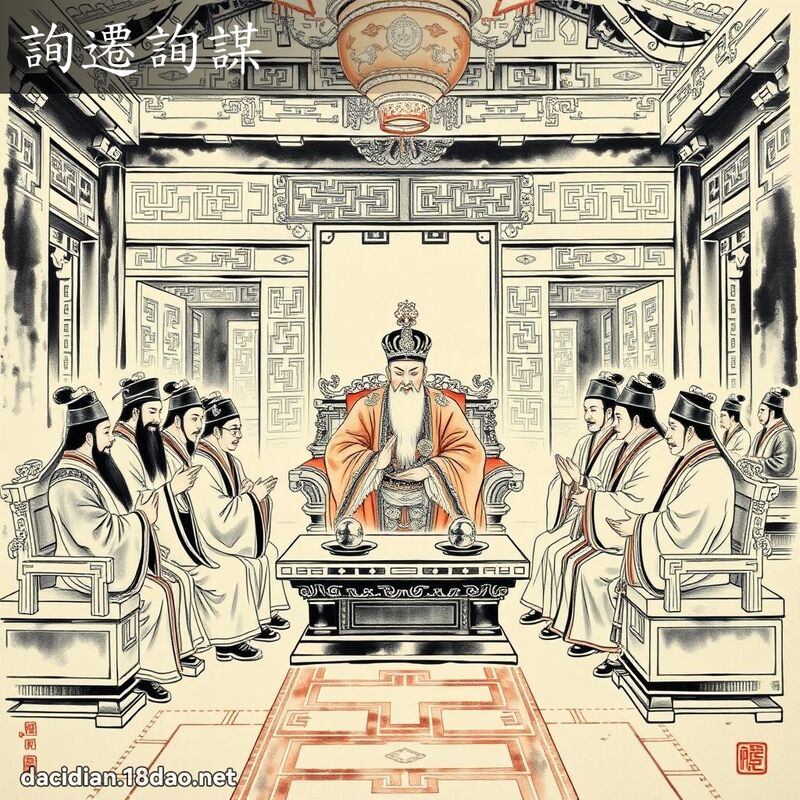 询迁询谋 配图