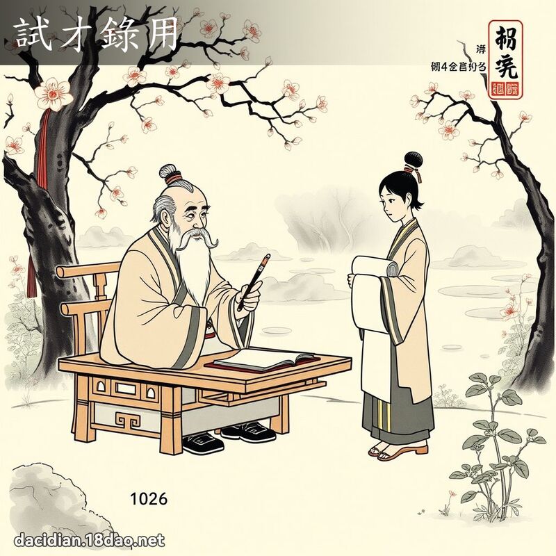 试才录用 配图