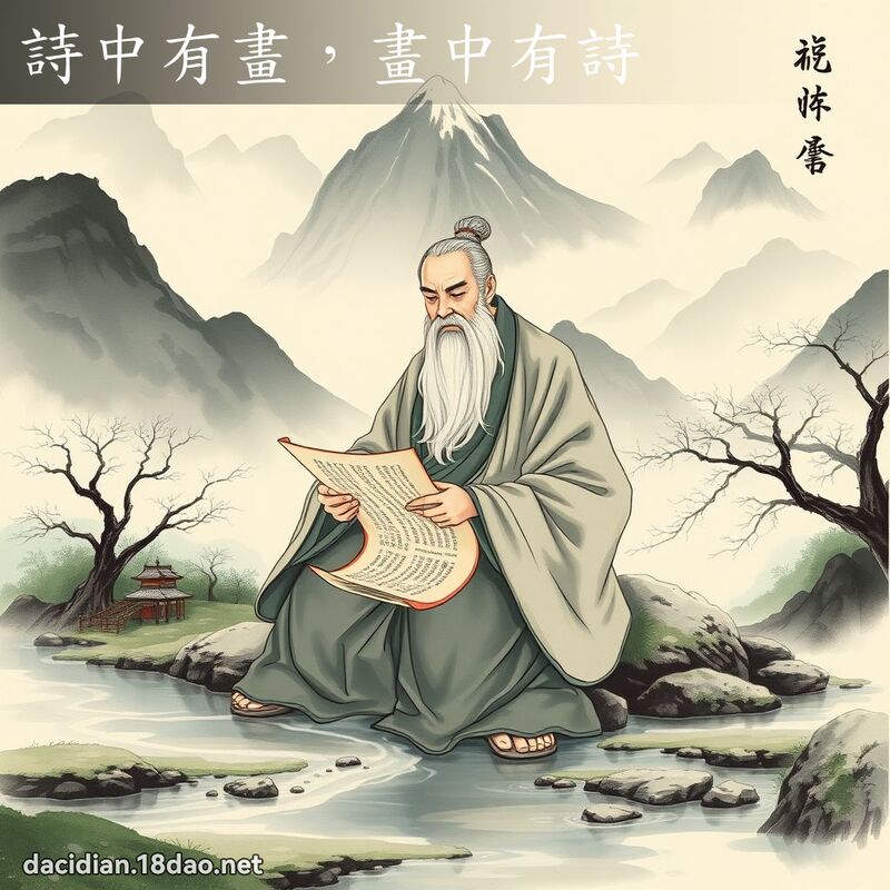 诗中有画,画中有诗 配图