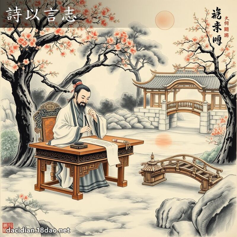 诗以言志 配图