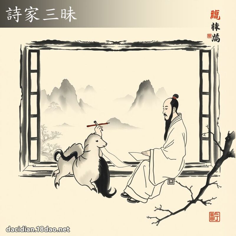 诗家三昧 配图