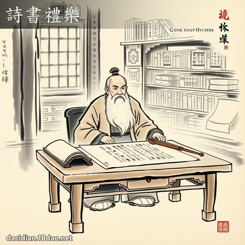 诗书礼乐 配图