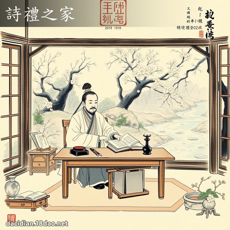 诗礼之家 配图