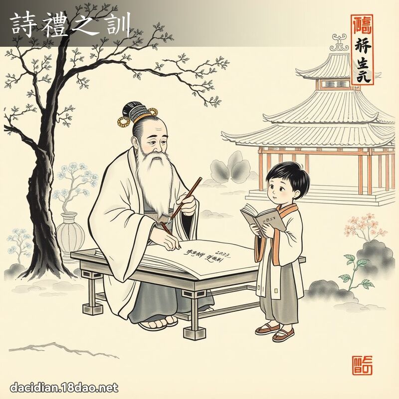 诗礼之训 配图