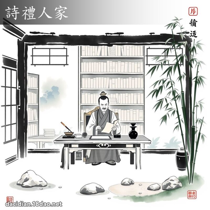 诗礼人家 配图