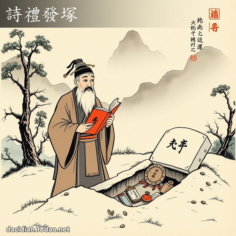 诗礼发塚 配图