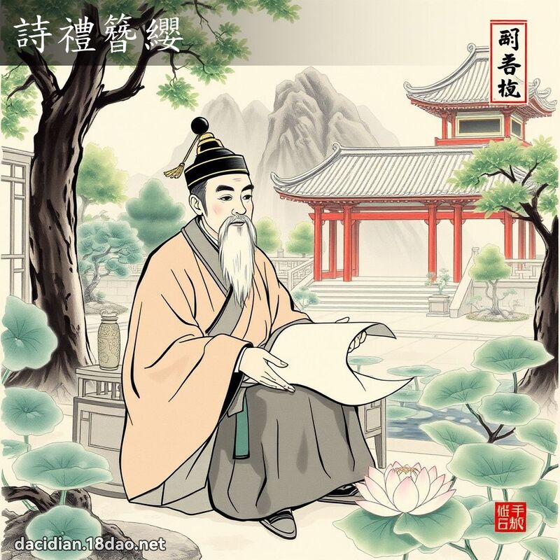 诗礼簪缨 配图