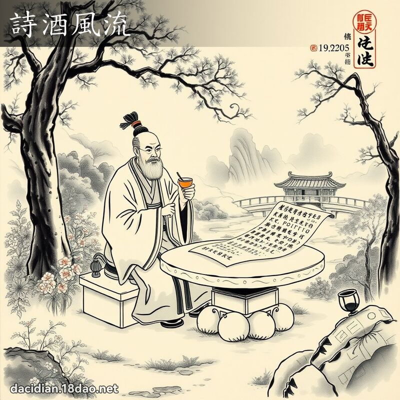 诗酒风流 配图
