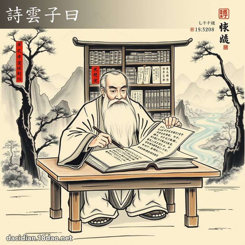 诗云子曰 配图