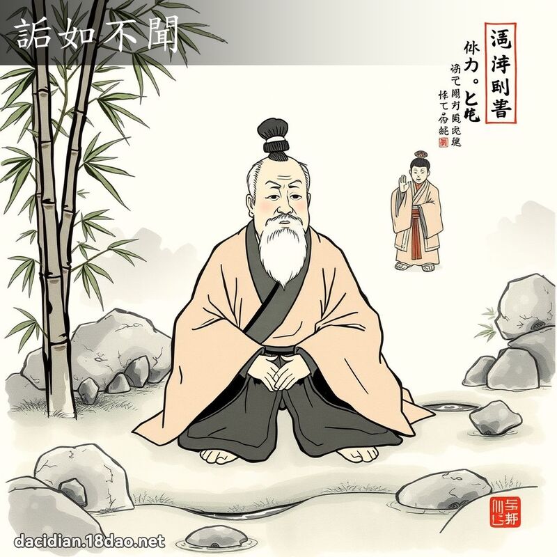 詬如不闻 配图
