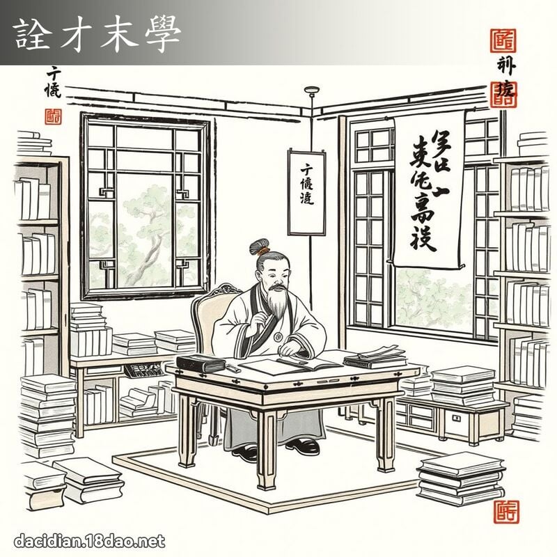 詮才末学 配图