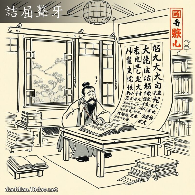 詰屈聱牙 配图