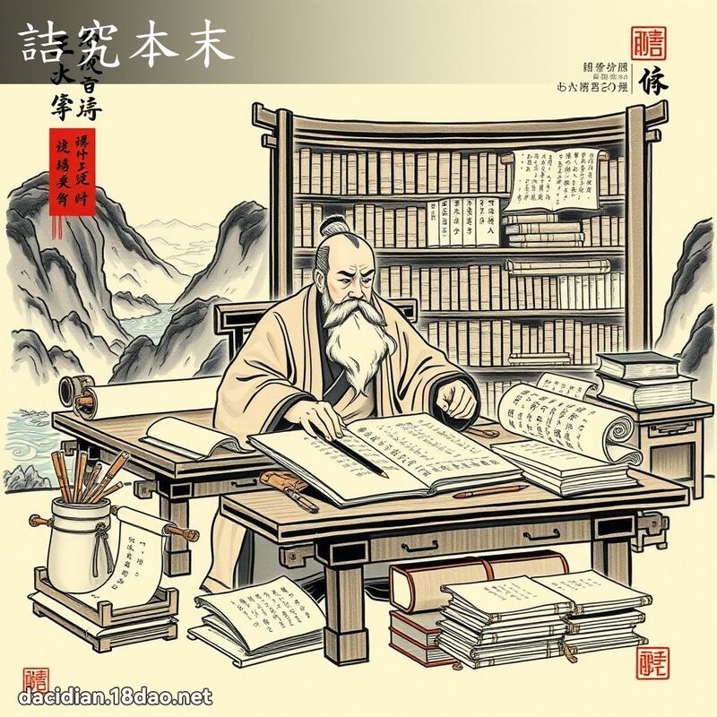 詰究本末 配图