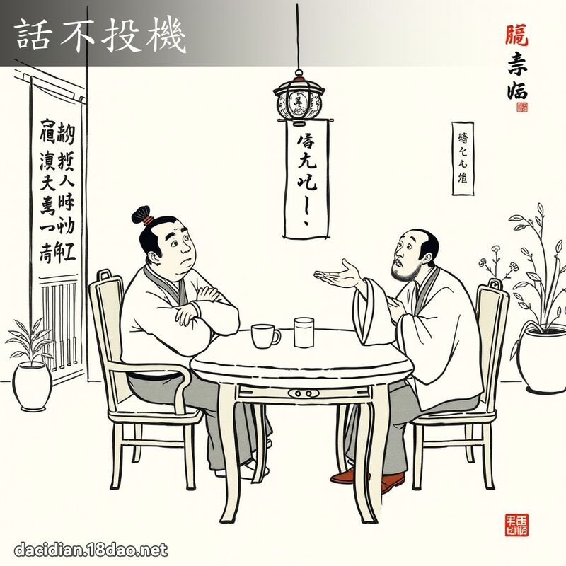 话不投机 配图