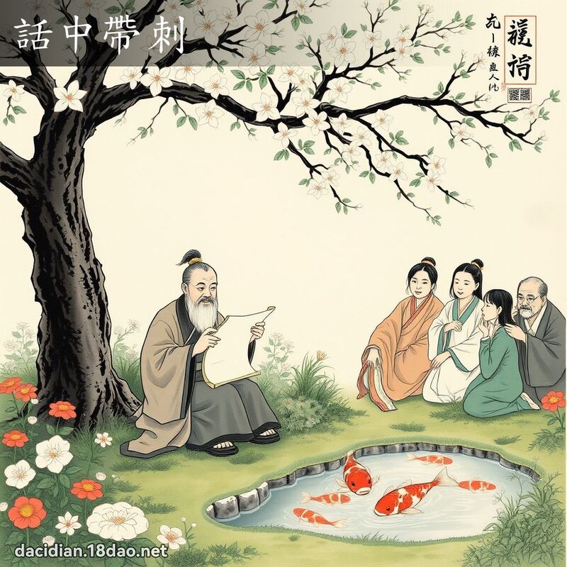 话中带刺 配图