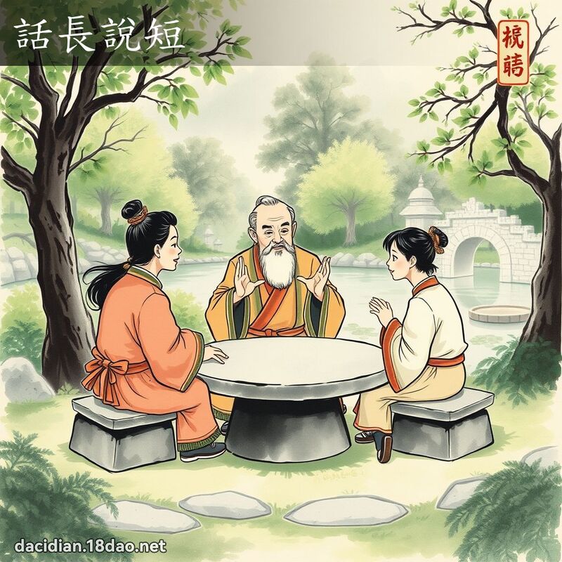 话长说短 配图