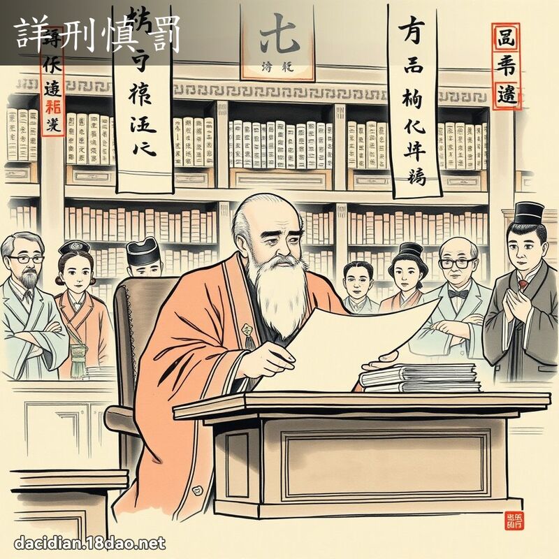 详刑慎罚 配图