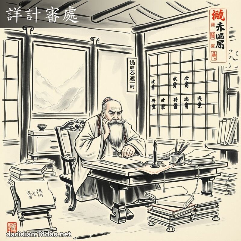 详计审处 配图