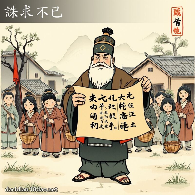 诛求不已 配图