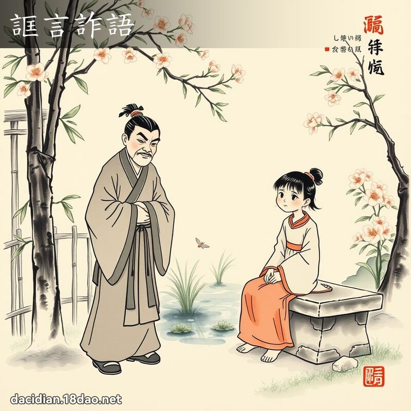誆言诈语 配图
