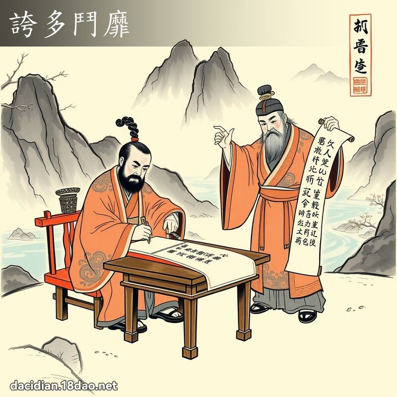 夸多斗靡 配图