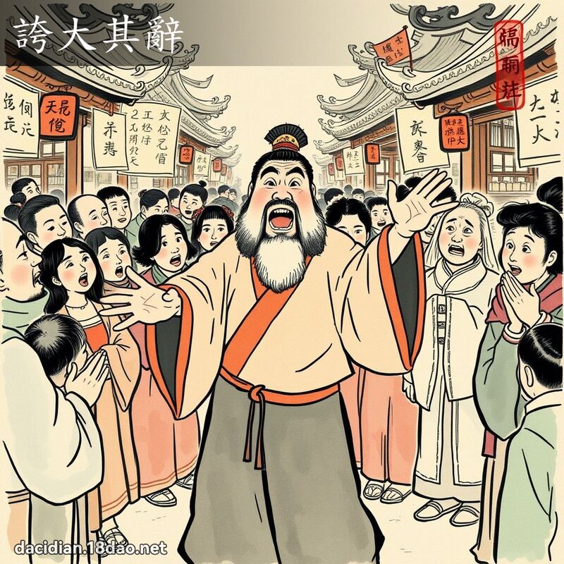 夸大其辞 配图