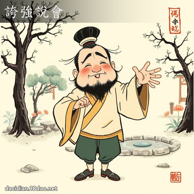 夸强说会 配图