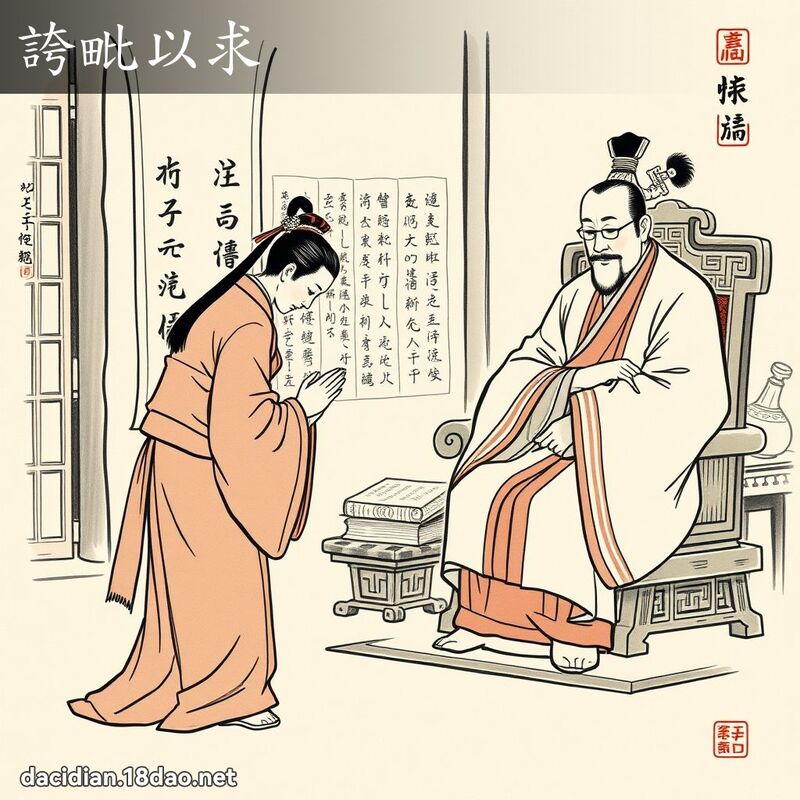夸毗以求 配图