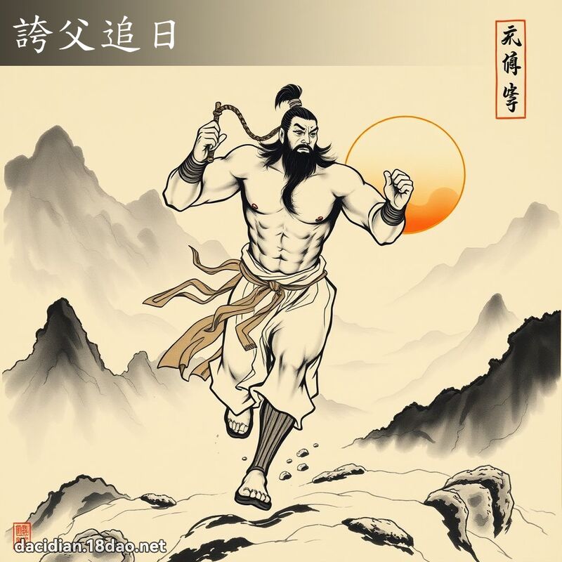 夸父追日 配图