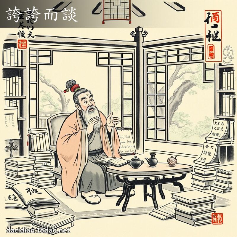 夸夸而谈 配图