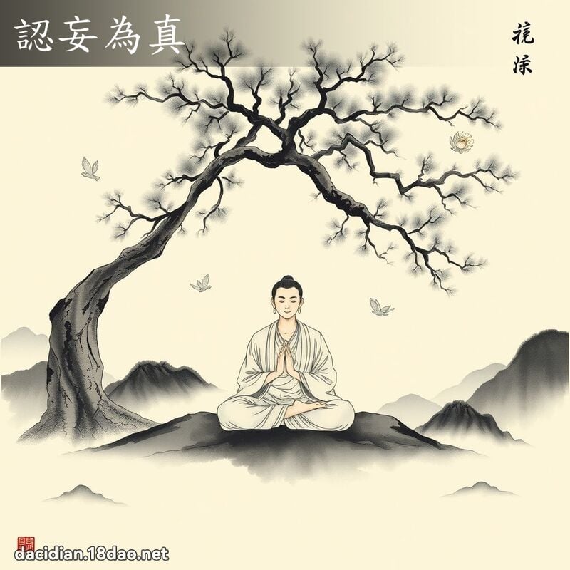 认妄为真 配图