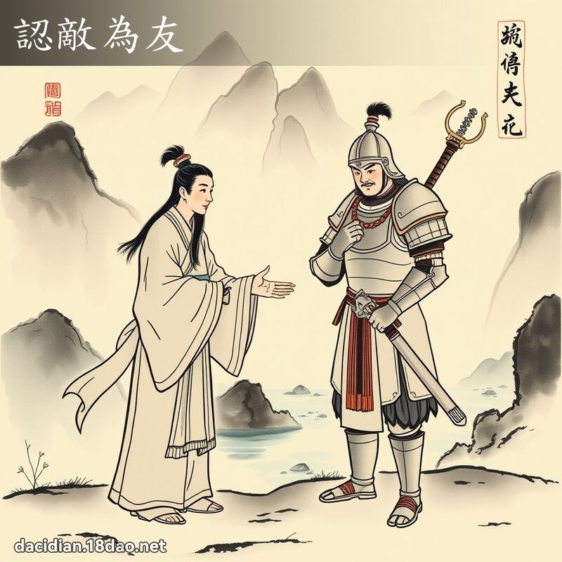 认敌为友 配图