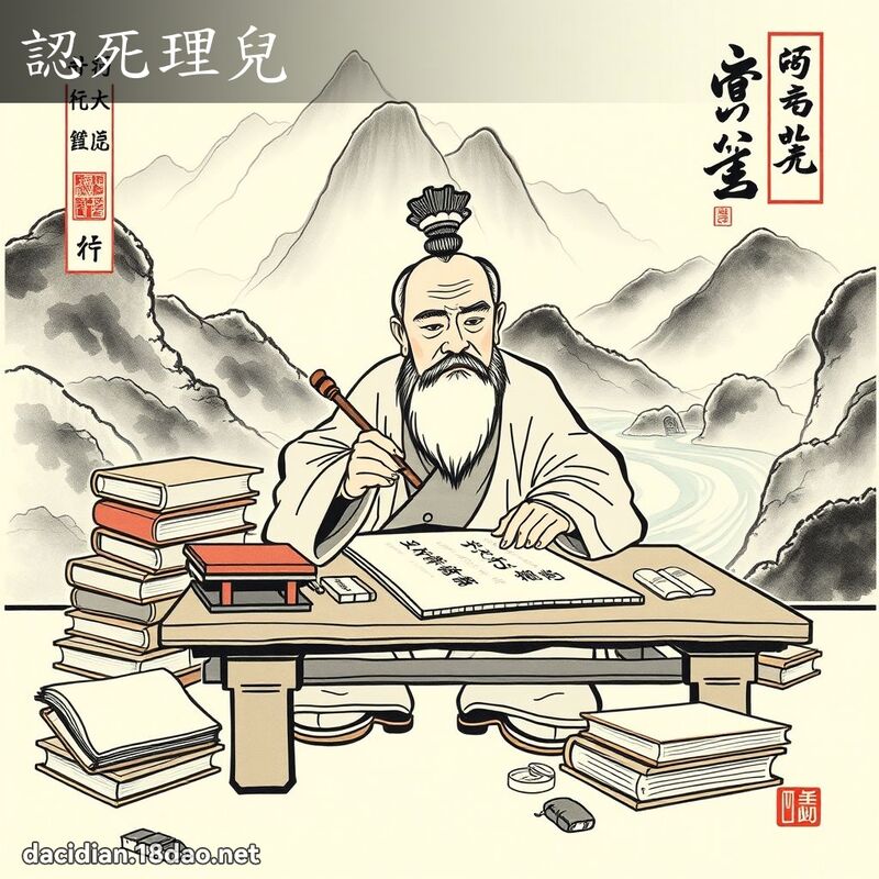 认死理儿 配图