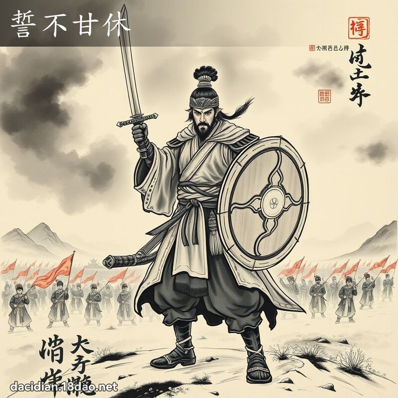 誓不甘休 配图