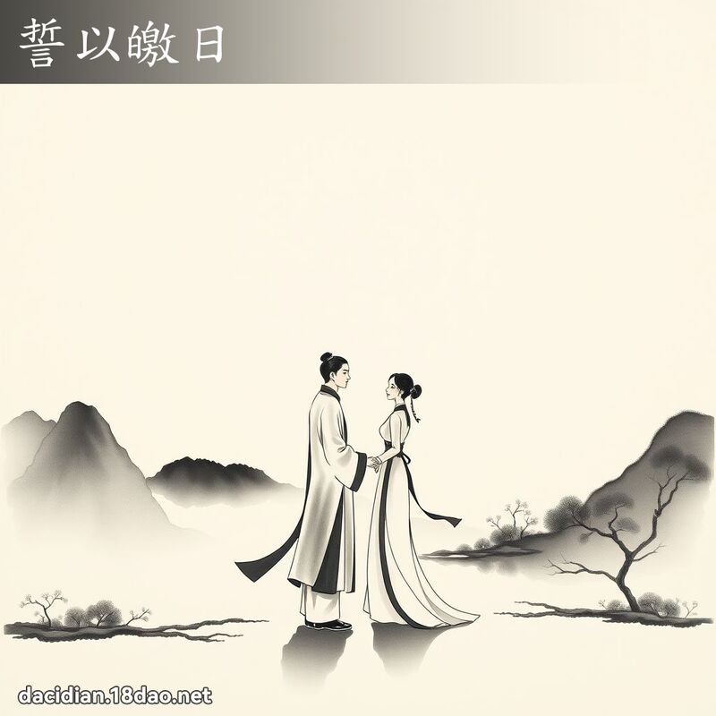 誓以皦日 配图