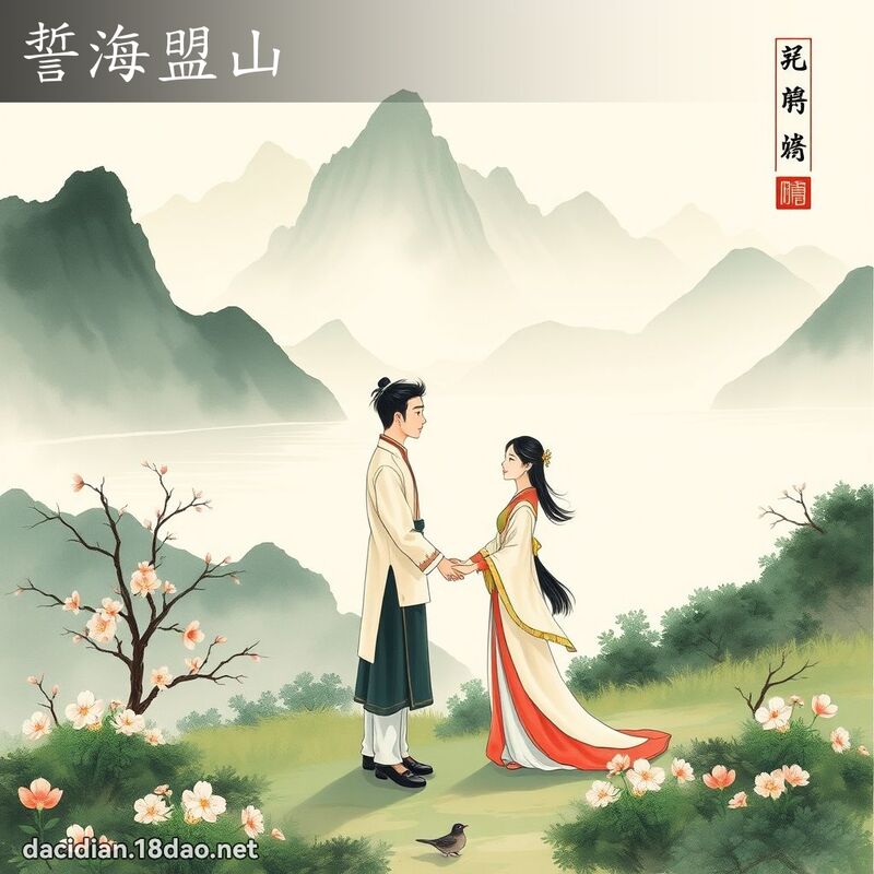 誓海盟山 配图