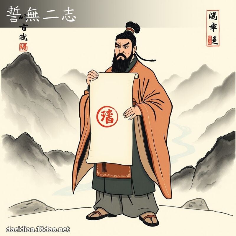 誓无二志 配图