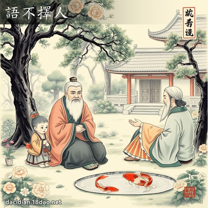 语不择人 配图