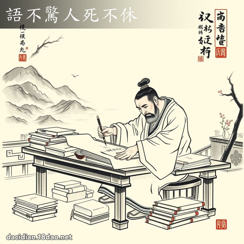 语不惊人死不休 配图