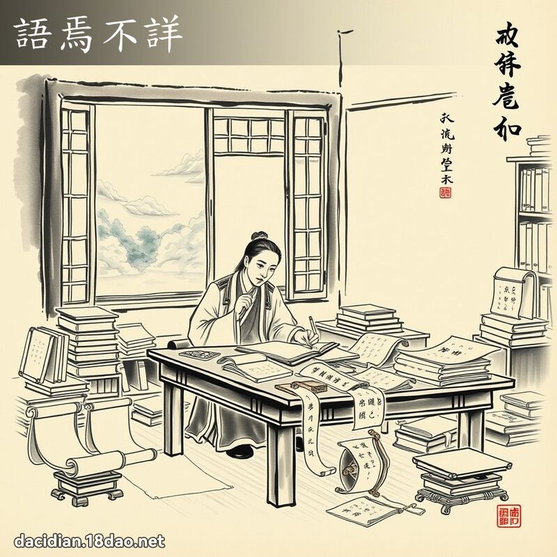 语焉不详 配图