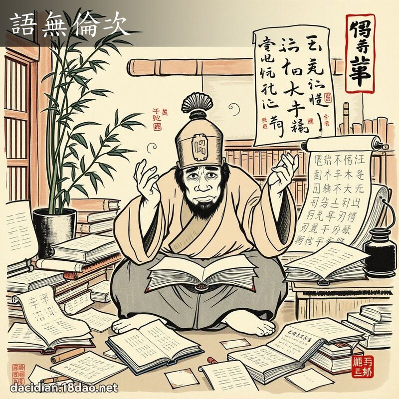 语无伦次 配图