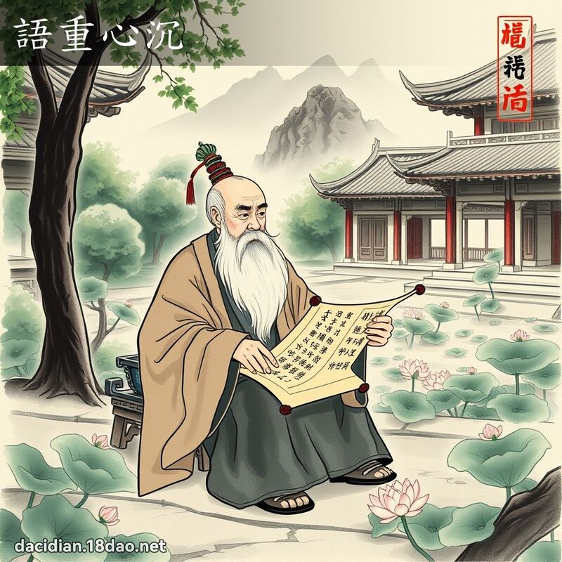 语重心沉 配图