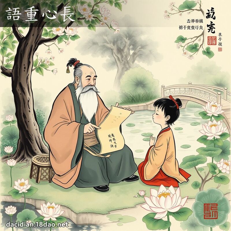 语重心长 配图