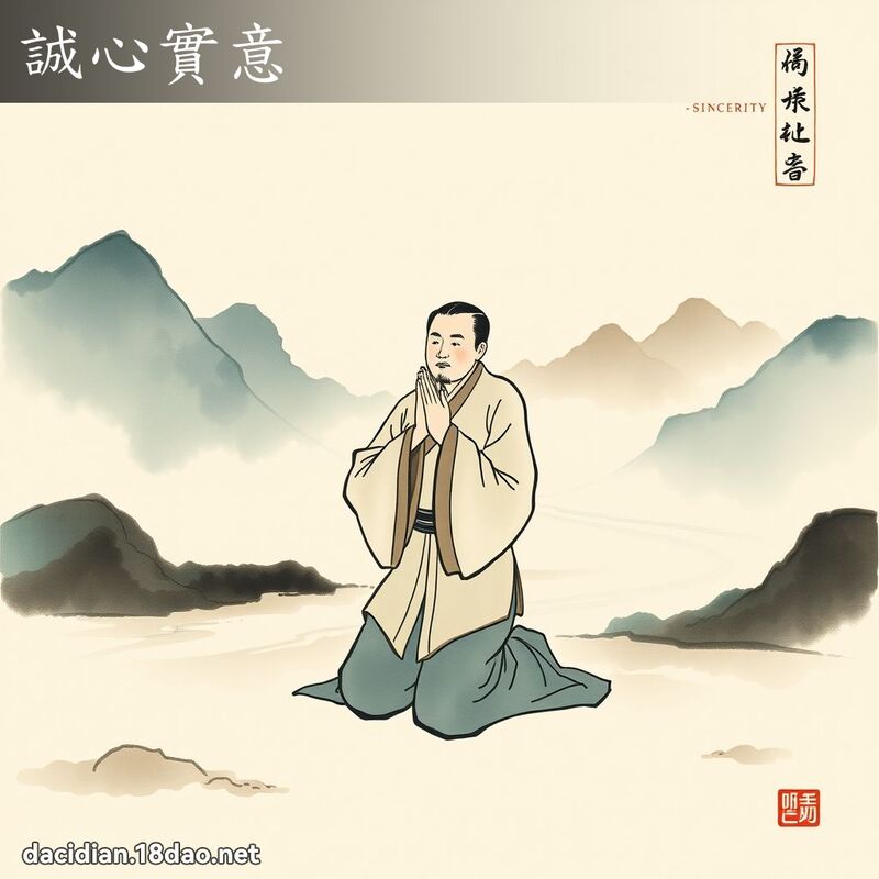 诚心实意 配图