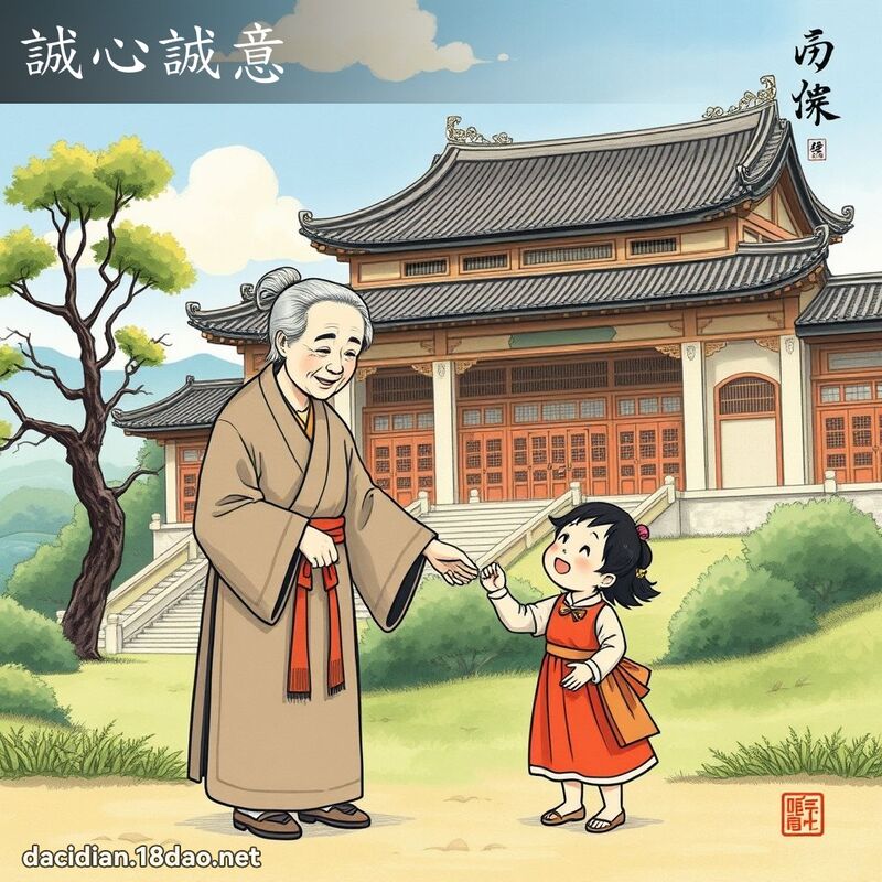 诚心诚意 配图