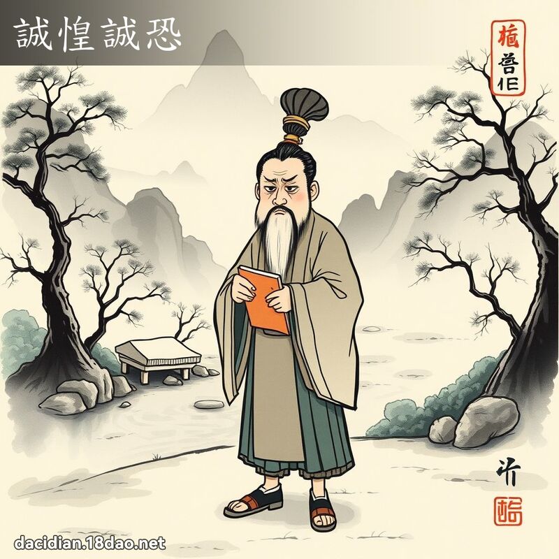 诚惶诚恐 配图